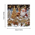 thumbnail image 3 of 5D Diamond Painting Kit Christmas Santa Claus and Reindeer Special Shaped Diy Diamond Art 11.81 X 11.81 Inches Unframed Wall Decor, 3 of 4