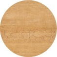 thumbnail image 1 of Ahgly Company Machine Washable Indoor Round Contemporary Dark Orange Area Rugs, 8' Round, 1 of 7