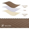 thumbnail image 4 of Sofa Cover Sofa Cover Waterproof Sofa Throws With Elastic Straps Non-Slip For Dogs Pets, Wear And Rip Protect (Brown, 3 Seater), 4 of 6