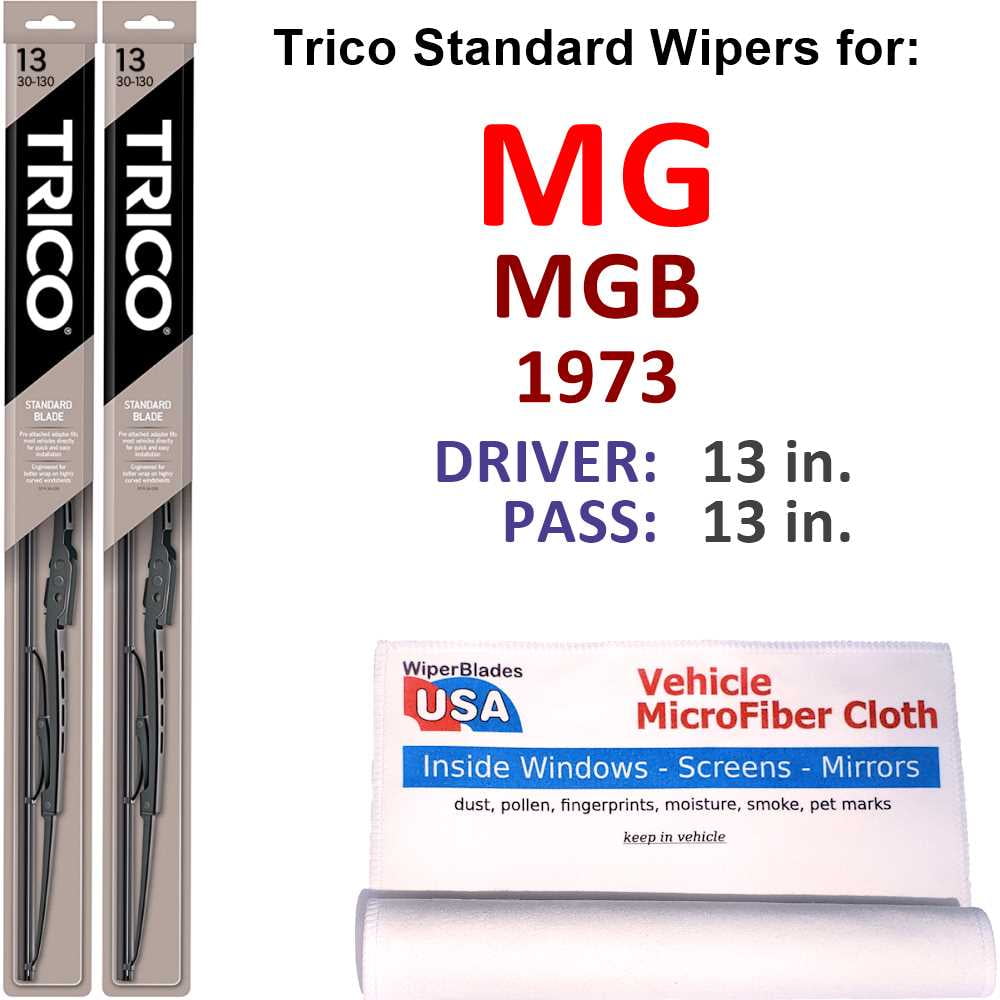 1973 MG MGB Wiper Blades (Set of 2)
