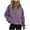 Purple, variant on Oversize Hoodies for Womens Half Zip Fleece Sweatshirts Winter Fashion Hooded Outdoor Casual Pullover with Pockets Green S