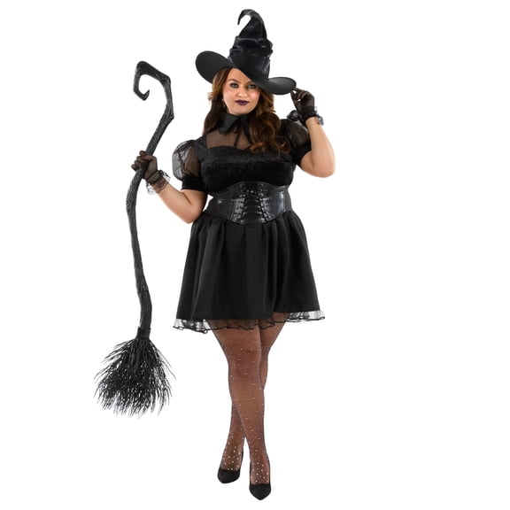 Morph Morph Witch Costume for Women - Adult Witch Costume for Halloween - Women'S Witch Costumes and Accessories Halloween Costume for Women Black XX-Large