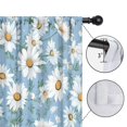thumbnail image 4 of Blackout Kids Curtains,Lightblue Daisy Flower Green Leaves Pattern Childrens Insulated Curtains Set Of 2,Bedroom Essentials,Toddler Room Decor 42"x54", 4 of 5