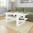 thumbnail image 3 of vidaXL Coffee Table Accent End Side Sofa Table with Storage Engineered Wood, 3 of 16