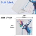 thumbnail image 5 of Napkin Satin Napkin 20*20Inchx6 Kitchen Towel Dinner Plate Towel Decorative Towel Napkin Tea Towel Suitable For Kitchen Table Colorful Deer Butterfly Pattern, 5 of 8
