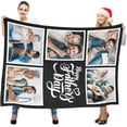 thumbnail image 3 of Personalised Gifts for Women and Men, Personalised for Adults, , Custom Blanket with Photos, for Birthday, Christmas, 3 of 6