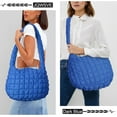 thumbnail image 2 of CHUNTIAN Quilted Tote Bag for Women Large Puffer Tote Quilted Bag Crossbody Padding Shoulder Bag Lightweight Puffer Bag Puffy Tote Bag, 2 of 6