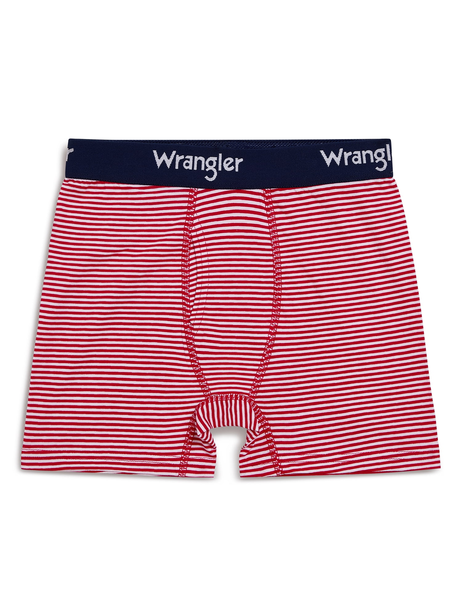 Wrangler Boys' Cotton Boxer Briefs, Soft Boys Underwear w/ 4-Way Stretch, Medium, 5-Pack