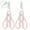 pink, variant on FACEGA 2Pcs Scissors All Purpose,Opening A Bottle Cap 7.7" Teacher Scissors,Pp Handle Mini Scissors,Pink