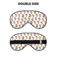 thumbnail image 2 of Naloa Mushroom Print Sleep Mask for Sleeper, Light Blocking Sleeping Eye Mask for Women Men, Eye Shade with Adjustable Strap for Travel, Nap,Meditation, 2 of 7
