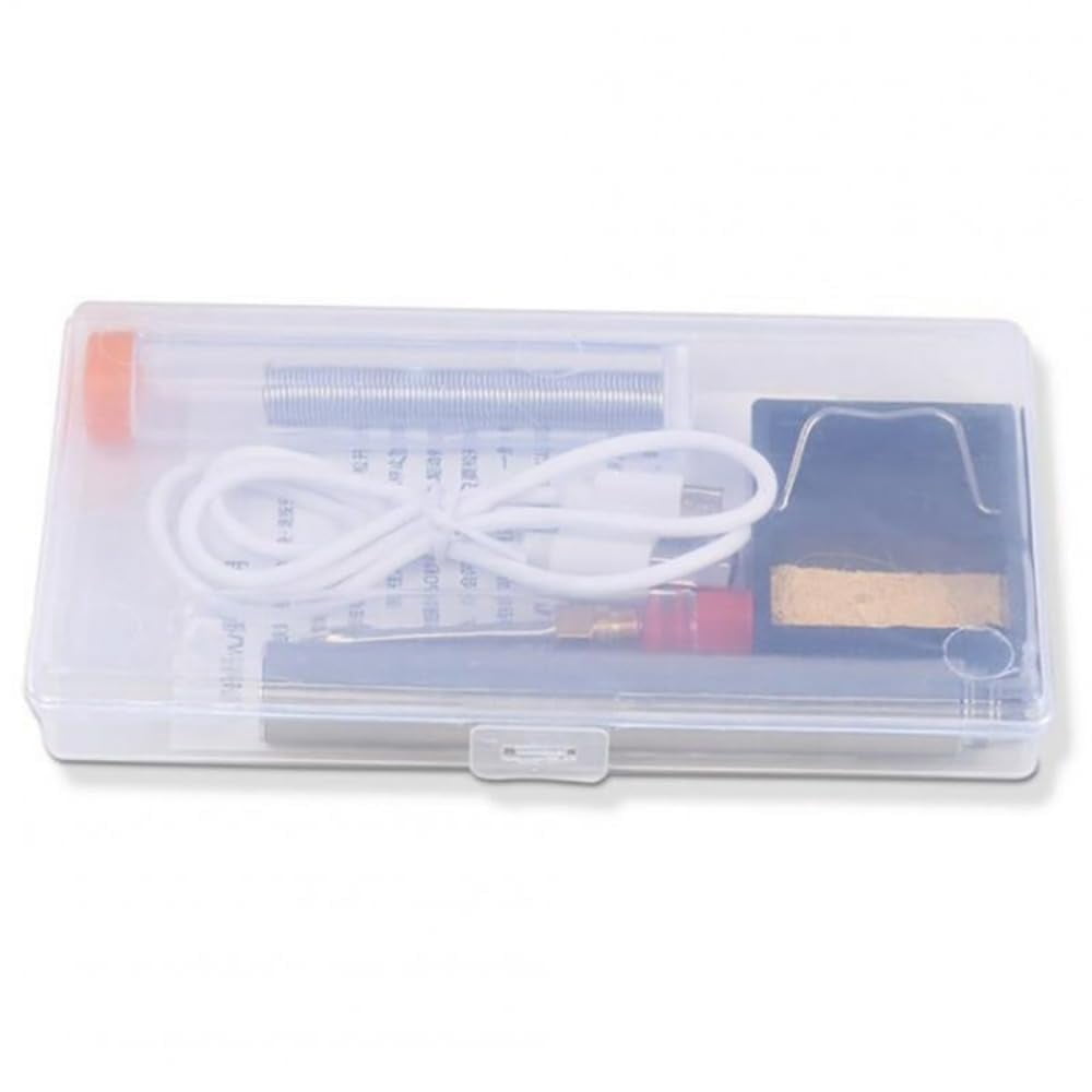 15W Electric Soldering Iron Kit Portable USB Wireless Welder Cordless Soldering Pen Set