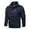 Blue, variant on Mens Casual Solid Color Outdoor Lapel Multi Pocket Trench Coat Jacket Clothes