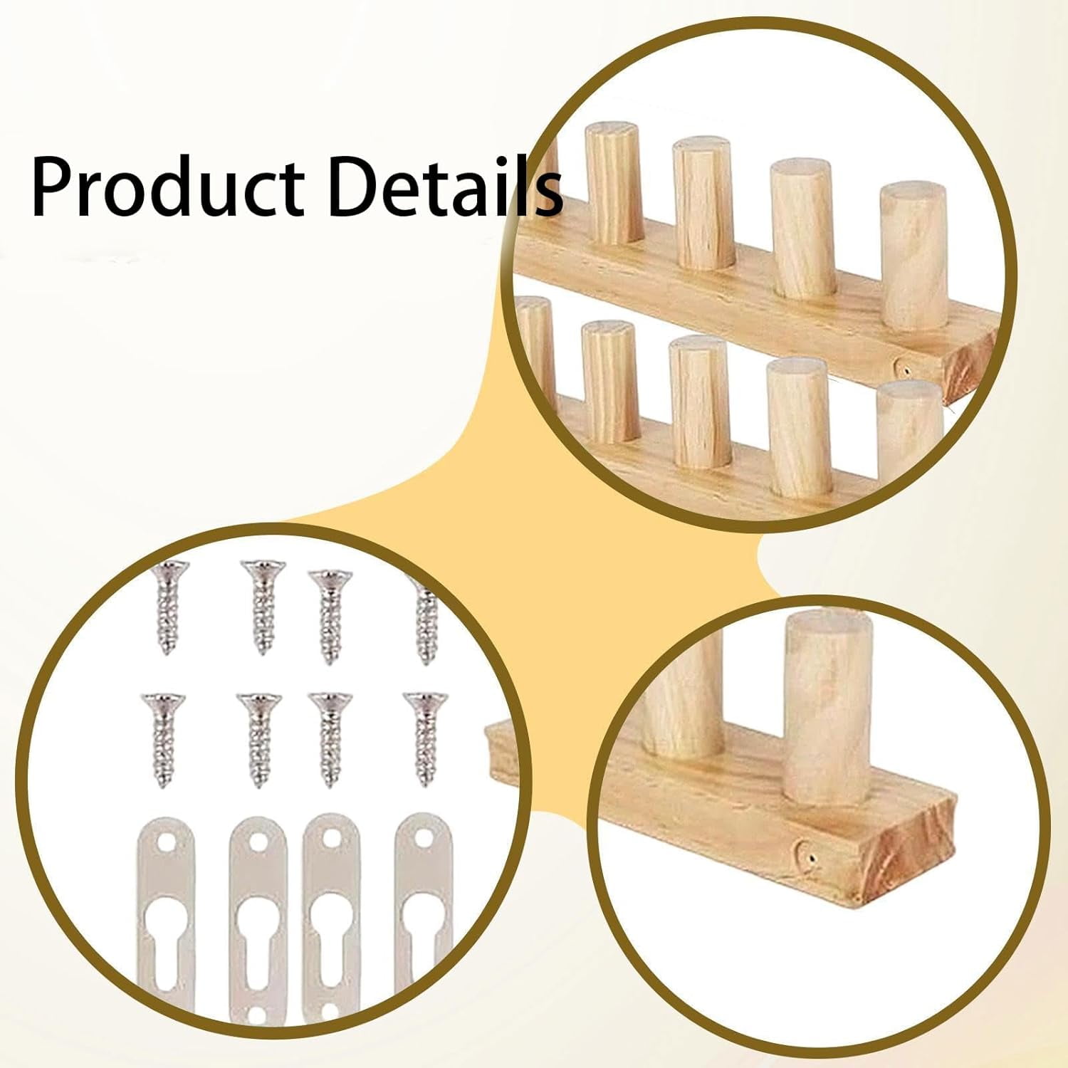 11.8" Chunky Blanket Looms, Blanket Looms with Wooden Nails for Chunky Yarn, Portable DIY Hand Knitting Machine Suitable for Beginners, Applied to Coarse Blankets