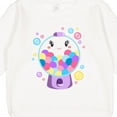 thumbnail image 3 of Inktastic Cute Gumball Machine and Bubbles Toddler Sweatshirt, 3 of 4