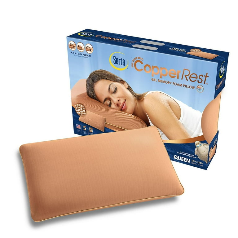 Serta gel memory foam side cheap sleeper pillow walmart