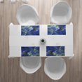 thumbnail image 3 of Ambesonne Fractal Place Mats Set of 4, Trippy Blurry Shapes, Standard Size, Blue Pale Yellow, 3 of 4