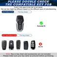 thumbnail image 2 of Xotic Tech 2X White TPU Full Protect Remote Control Key Fob Cover Case Shell Compatible with Ford Mustang F150 Raptor F-Series Truck Edge Explorer Expedition Fusion or Lincoln MKZ MKC MKX MKS, 2 of 9