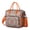 Orange-41, variant on Zen Meditation Mandala Lunch Box – Waterproof Lunch Tote with Abstract Floral Patterns, Ideal for Daily Commute or Retreat