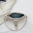 thumbnail image 2 of Bolso de hombro plisado Color sólido PU Cuero Cloud Underarm Bag para fiesta (Blanco), 2 of 9