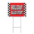 thumbnail image 1 of Holiday Clearance Event (18" x 24") Yard Sign, Includes Metal Step Stake, 1 of 6