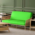 thumbnail image 4 of Solid Futon Cover Slipcover Fit 6"- 8" Futon Mattresses Lime, Twin Size 39x75 Inch, 4 of 9