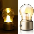 thumbnail image 3 of Splihome Night Light Led Bulb Portable Mini Table Lamp Usb Rechargeable Battery golden, 3 of 7
