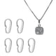 thumbnail image 4 of Clip de Plata Pinch Bails Sunnimix para Joyería fabricación de colgantes, 4 of 8