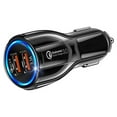 thumbnail image 1 of fastboy USB Car Charger 2 Port LED 3 .1 Universal Phone Fast Charging for Automobile Dual Charge Adapter No.01 1Set, 1 of 6
