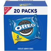 OREO Chocolate Sandwich Cookies, 20 Snack Packs (2 Cookies Per Pack)