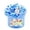 A001- Blue, variant on Cloud Modeling Material Relaxation Toys 2 X 1.5 in Blue Fluffy Scented Modeling Material with Polymer Modeling Material Charms and Sprinkle Toppings for Relaxation Kids Party