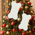 thumbnail image 5 of KCEHTA Christmas Stockings, Knit Christmas Stockings, Personalized Dog Christmas Stocking, Dog Bone Shaped Christmas Stocking, Fireplace Hanging Stockings for Xmas Home Decor, 5 of 6
