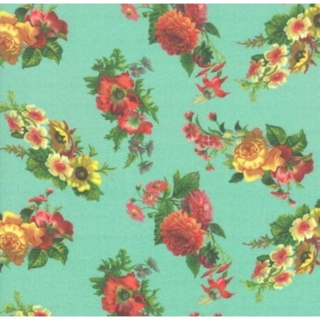 2pcs Flea Market Mix by Cathe 7354 15D Floral BTY