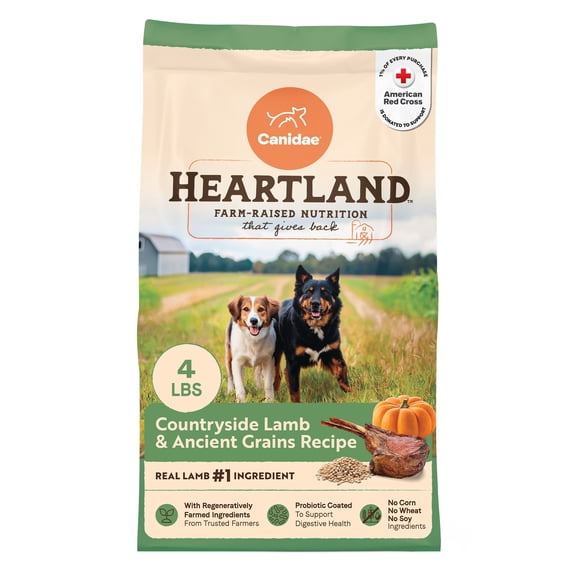 Canidae Heartland Countryside Lamb & Ancient Grains Dog Food, 4 lb. Bag
