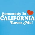 thumbnail image 3 of CafePress - Somebody In California Loves Me Women's Dark T Shi - Women's Traditional Fit Dark T-Shirt, 3 of 4