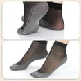 thumbnail image 4 of 10 pares de calcetines de nailon sedoso TANGJMXG para tobillos Medias de seda elásticas, 4 of 5