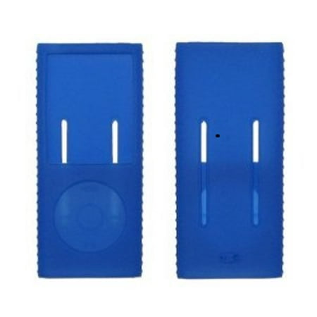 Blue Silicone Gel Skin Cover Case for Apple iPod Nano Cromatic 8GB 16GB [Accessory Export