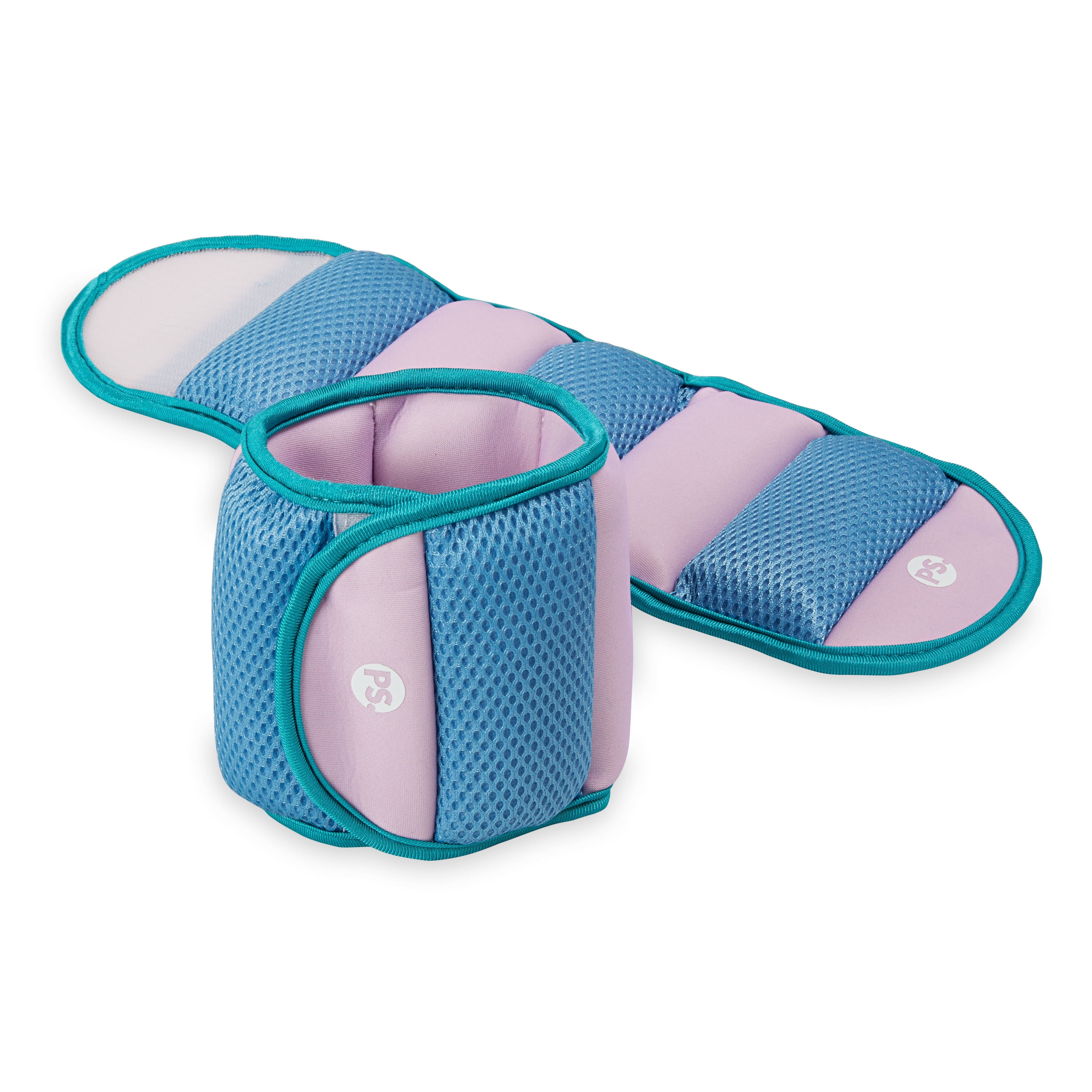 Popsugar Soft Wrist/Ankle Weights, 2.5lb Each, Set of 2, Periwinkle/Lilac