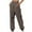 Brown, variant on Buigttklop Pants for Women Women Casual Trousers High Waist with Pockets Long Pants