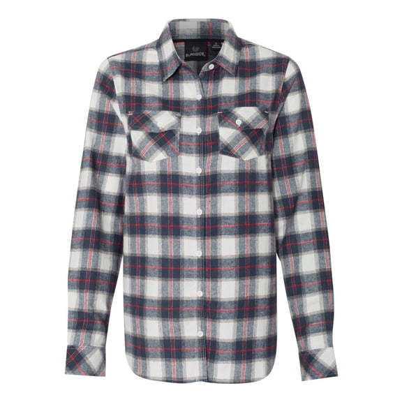 Burnside Women�'s Yarn-Dyed Long Sleeve Flannel Shirt
