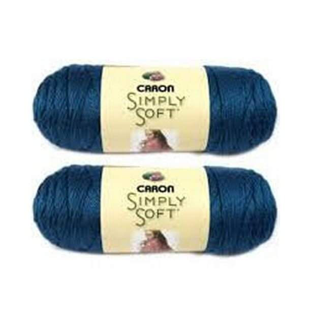 Bulk Buy Yarn Solids (2pack) (Dark Country Blue), 2 skeins of Caron