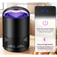 thumbnail image 6 of Indoor Fly Trap with Adjustable Light, Electric Gnat & Fruit Fly Killer with 10 Refill Glue Boards, Chemical-Free Insect Catcher for Home Use (Black), 6 of 6