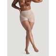 thumbnail image 4 of On the Go Women's Ultra Sheer Pantyhose (3 Pair Pack, Off White, Size L), 4 of 5