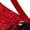 Red, variant on Haitryli Disco Theme Party Wear for Girls Sequins Jazz Dance Outfits Shiny Mesh Ruffle Tank Top with Flare Pants Dancewear Green 10