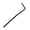 Black, variant on LOOKSEVEN 6mm Push-In Tremolo Arm Whammy Bar For Strat ST Imported Guitar Bridge-Chrome