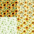 thumbnail image 4 of ZOUSSIQI 24 Sheets 6" x 6" Sunflower Daisy Scrapbook Paper Spring Themed Single-Sided Cardstock for Scrapbooking Journal (R2409) CA919-14914, 4 of 4