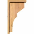 thumbnail image 3 of 5 1/2"W x 10"D x 18"H Monterey Smooth Corbel w/Backplate, Western Red Cedar, 3 of 9