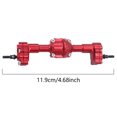 thumbnail image 4 of Xingzhi 2pcs 1/24 Aluminum Alloy Front Rear Axle For FCX18 FCX24 Crawler Complete RC Car Accessories Replacement Parts RC Upgrade Part Red, 4 of 4