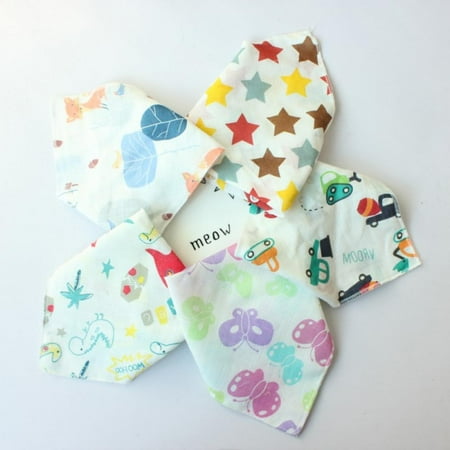 

Baby Bibs for Girls Baby Bandana Drool Bibs Soft and Absorbent with Cartoon Animal