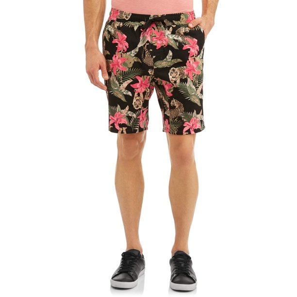george men's knit jogger shorts