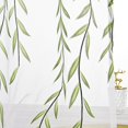 thumbnail image 2 of Baohd Moderne Rideau Transparent Vert Fenêtre Rideaux Lavables pour Salon Chambre 200cm, 2 of 9